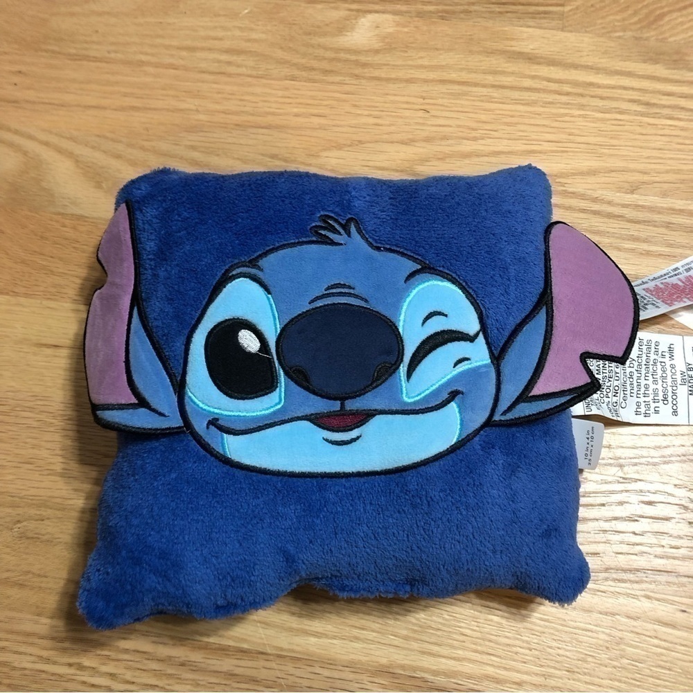Disney Stitch Throw Pillow Kids Blue Bedding